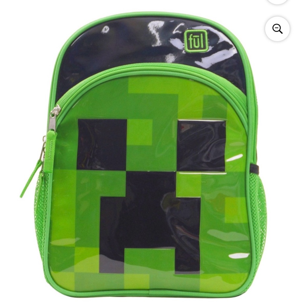 Minecraft Creeper Ful Mini Backpack NWT